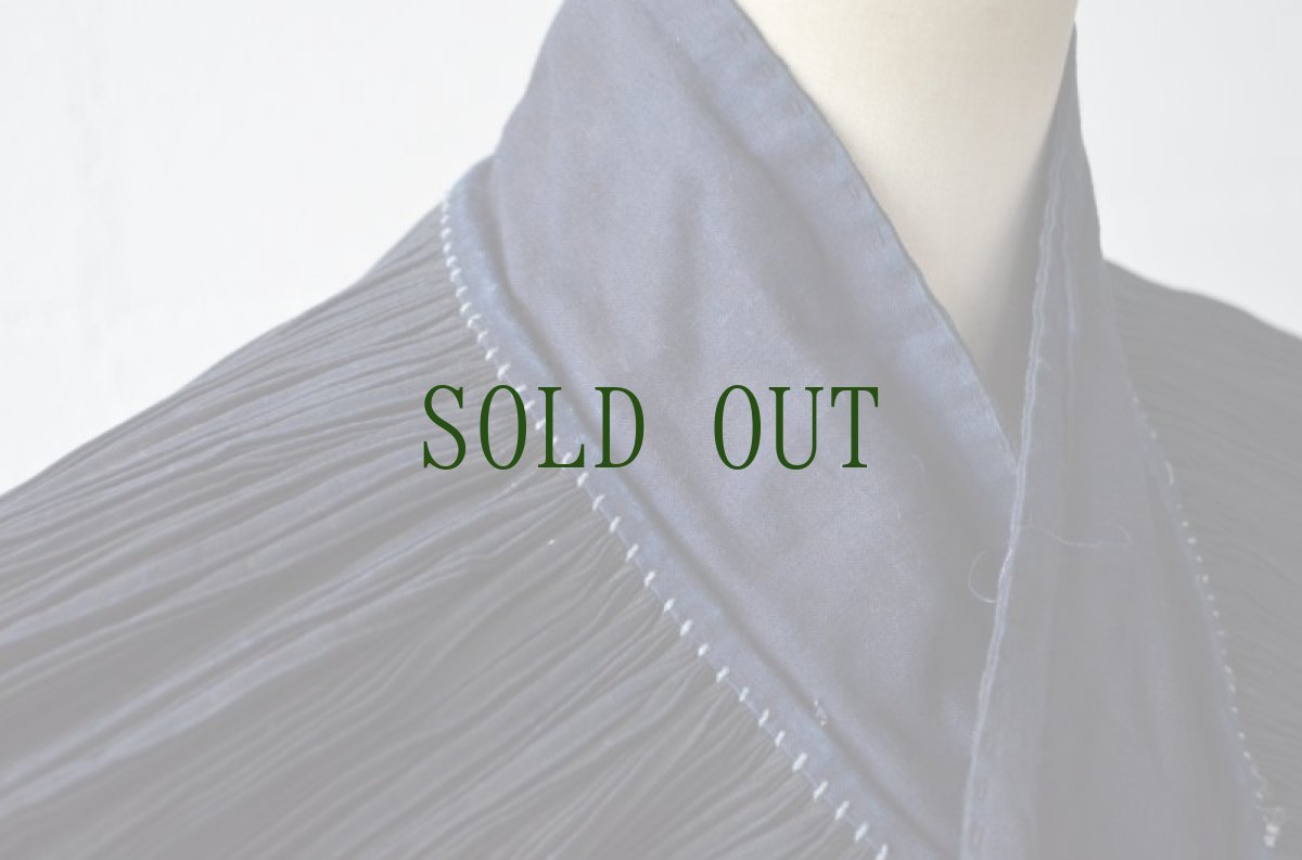 画像7: 雷山苗族（lei shan ミャオ族）　藍染プリーツ巻きショートスカート（チュチュ）ビンテージ (7)