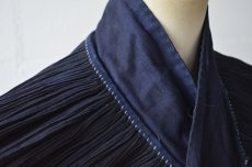 画像7: 雷山苗族（lei shan ミャオ族）　藍染プリーツ巻きショートスカート（チュチュ）ビンテージ (7)