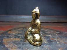 画像3: チベット鍍金仏・小仏　釈迦牟尼仏陀（ブッダ・釈迦如来）年代物 (3)