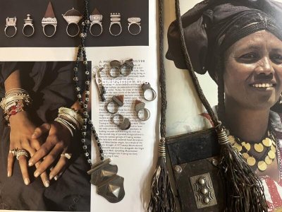 画像2: タンフォーク・トゥアレグ族 ・カーネリアン付きシルバーリング（Old　Tuareg silver ring with carnelian ,Tanfouk　）アンティーク