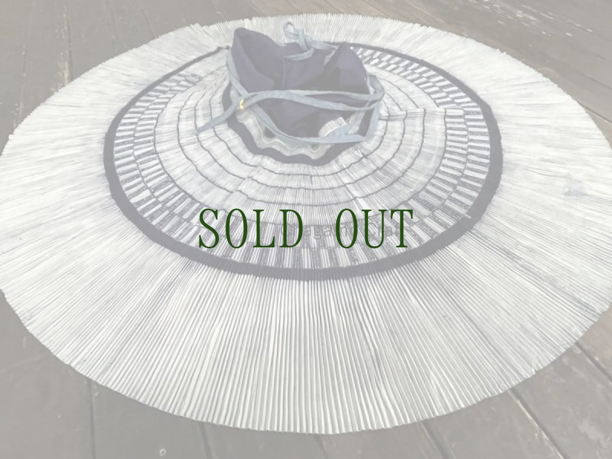 画像5: 貴定小花ミャオ族　(苗族)　木綿・藍染プリーツ巻きスカート　（ビンテージ） (5)