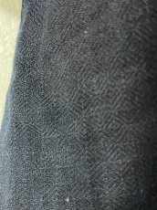 画像13: 貴州省侗族( Dong tribe /トン族)　頭紋布（ドビー織）木綿・藍染め上衣　（ビンテージ）　 (13)