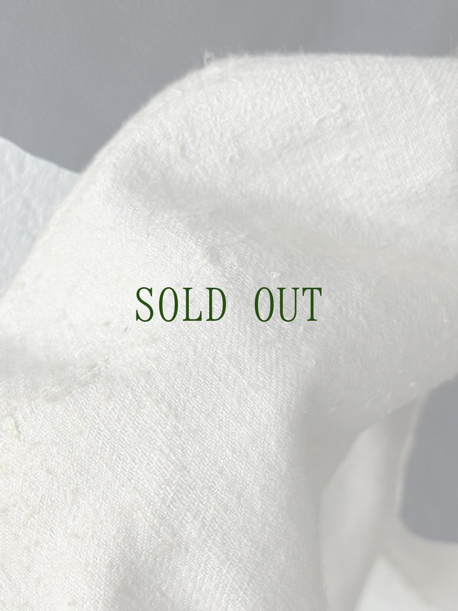 画像15: 貴州省侗族( Dong tribe /トン族)　頭紋布（ドビー織）木綿・藍染め上衣　（ビンテージ）　 (15)