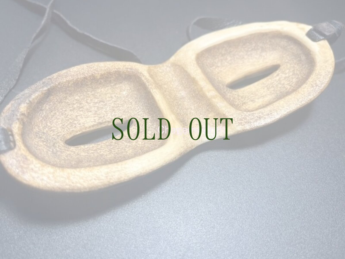 画像9: エルク角製　遮光器・オールドベーリング・シャーマニック彫刻　チャガモクラフト特注　(ユピック族/エスキモー)　　 (9)