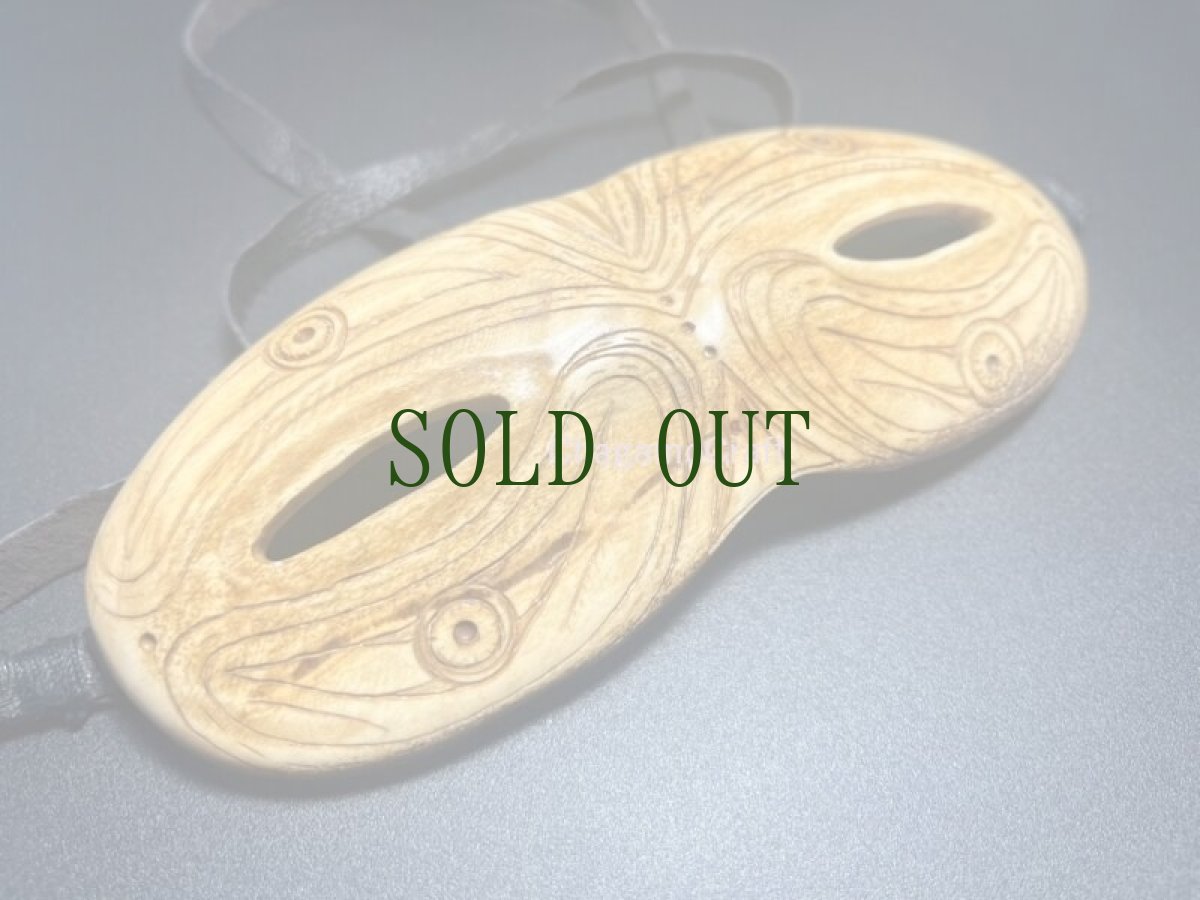 画像6: エルク角製　遮光器・オールドベーリング・シャーマニック彫刻　チャガモクラフト特注　(ユピック族/エスキモー)　　 (6)