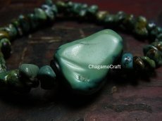画像5: チベタン・アンティークターコイズのブレスレット　Old TIbetan turquoise bracelet (5)