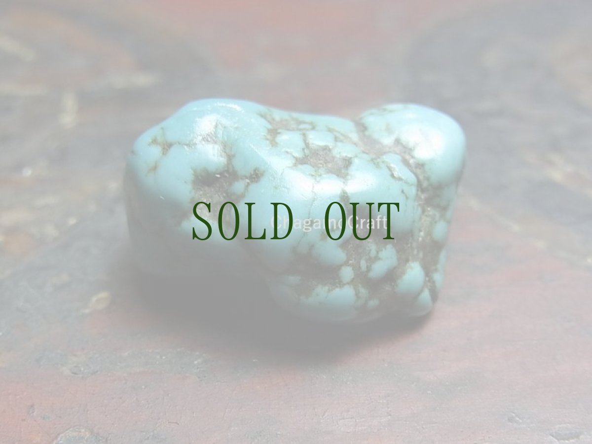 画像2: チベタン・アンティークターコイズ(yu)　（Old tibetan  turquoise） (2)