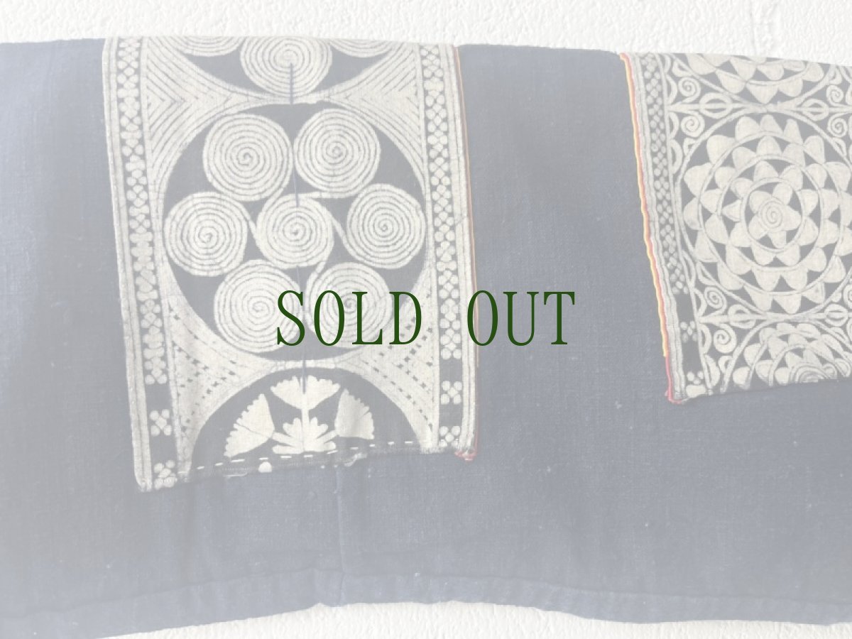 画像6: 貴州省布依族（プイ族）　刺繍・ろうけつ・藍染め　木綿ジャケット（ビンテージ） (6)