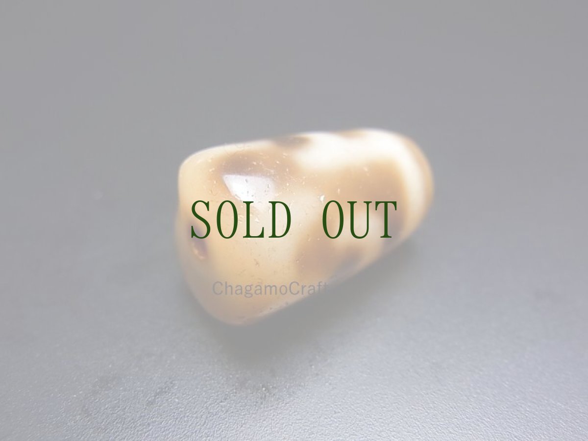 画像2: アバ・チベット天珠・ジービーズ(Tibetan Dzi stone）パドマサンヴァヴァ（如意三眼） (2)