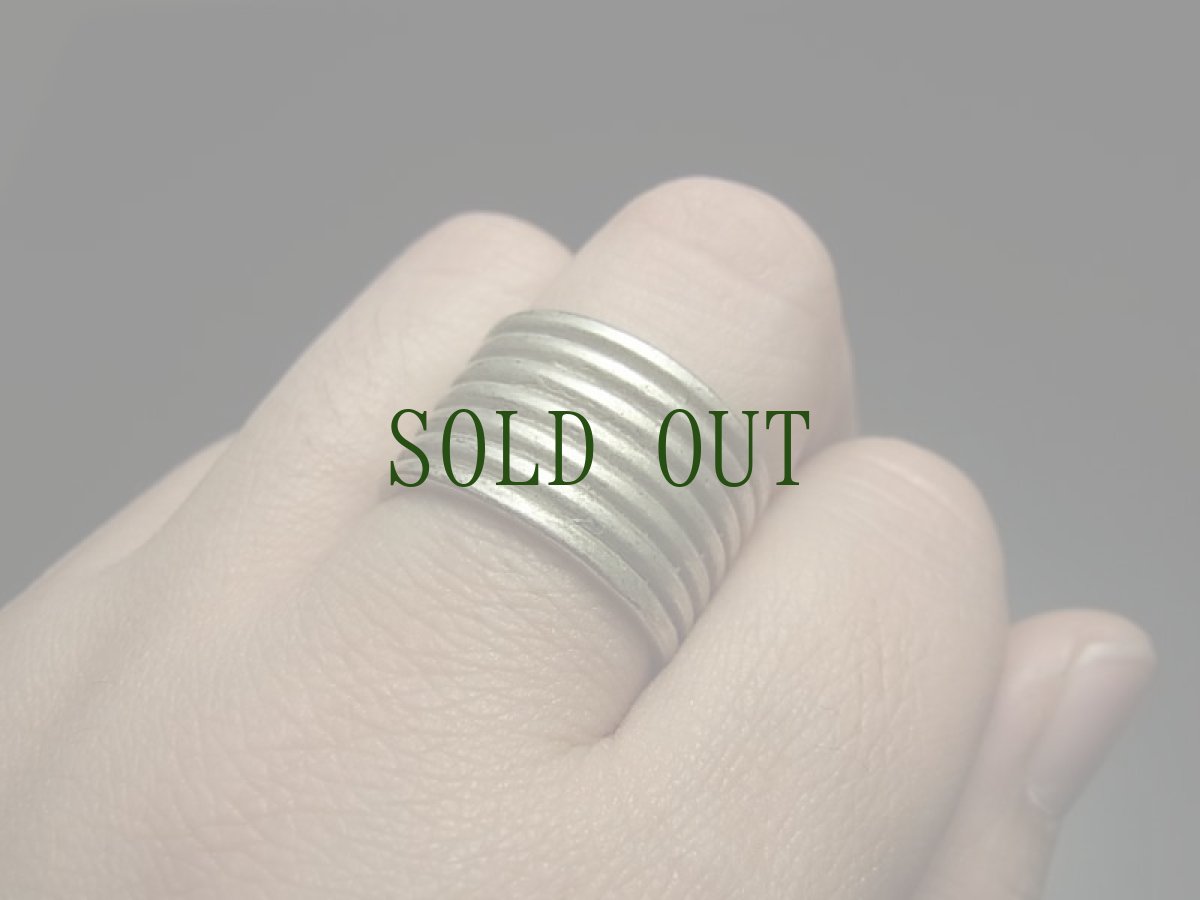 画像5: 貴州ミャオ族のシルバーリング(ミャオ銀)　トライバルデザイン (5)