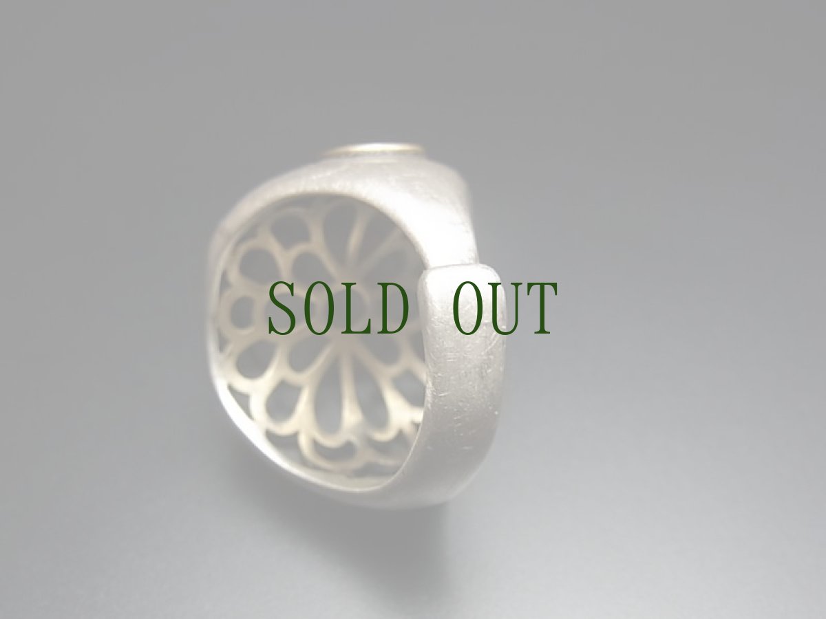 画像6: ルックミ　(lug mig /羊眼板珠/ルグミグ）の銀製リング・魔除け天眼石 　 (6)