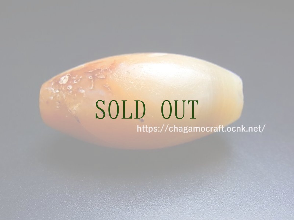 画像3: 古代ビーズ（チベット・ヒマラヤ圏）ペマラカ・紅玉髄（バンデッドアゲート） (3)