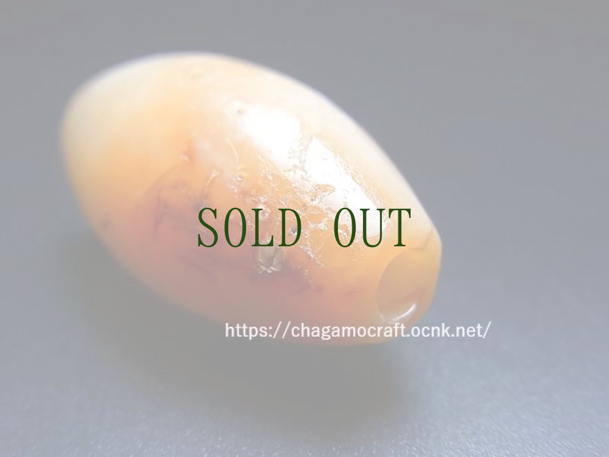 画像5: 古代ビーズ（チベット・ヒマラヤ圏）ペマラカ・紅玉髄（バンデッドアゲート） (5)