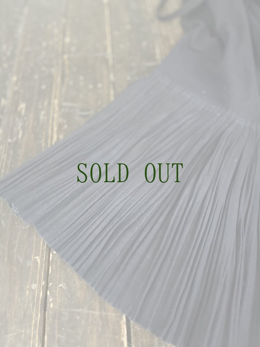 画像9: 貴州省`黔東・苗族(ミャオ族)　木綿・藍染プリーツスカート　（ビンテージ） (9)