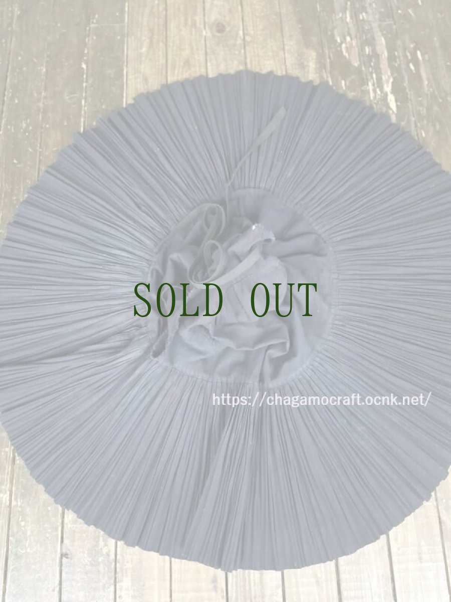 画像11: 貴州省`黔東・苗族(ミャオ族)　木綿・藍染プリーツスカート　（ビンテージ） (11)