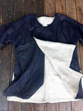 画像5: 貴州省侗族( Dong tribe /トン族)　藍染・亮布 木綿製　上衣（ビンテージ） (5)