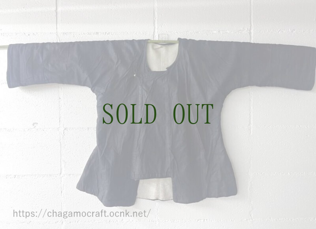 画像10: 貴州省侗族( Dong tribe /トン族)　藍染・亮布 木綿製　上衣（ビンテージ） (10)