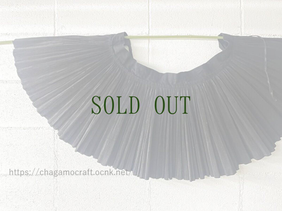 画像4: 侗族・リャンブー（亮布・Liang Bu）木綿藍染め光沢加工・プリーツ巻スカート（ビンテージ）トン族 (4)