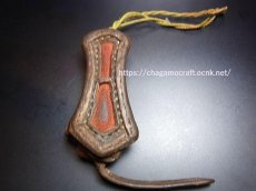 画像2: チベットの装身具(裁縫具・カヒィン/tibetan old sawing case）　アンティーク (2)