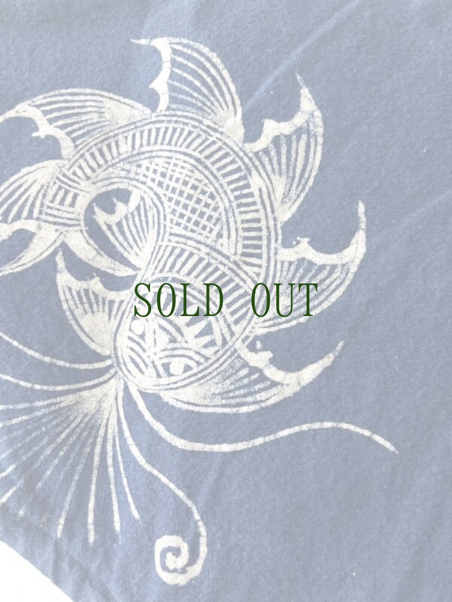 画像8: 革家苗族（Ge jia Miao/ガージアミャオ族）　チャイナチュニック　木綿・藍染・ろうけつ染め (8)