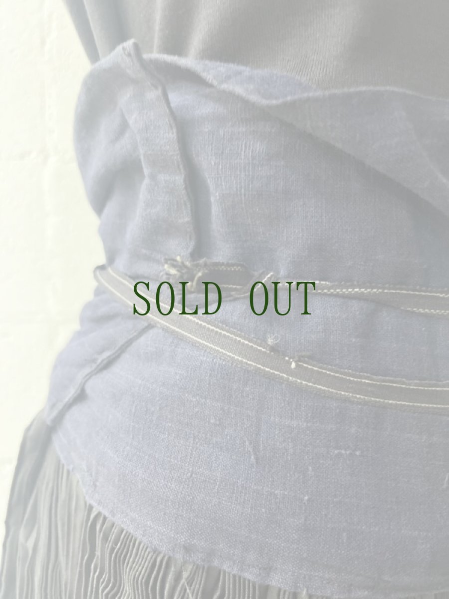 画像10: 貴州省黄平苗族(ミャオ族)　プリーツ巻きスカート（野蚕絹・草木染）ビンテージ (10)