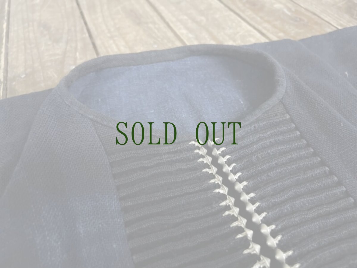 画像10: 雲南省金平県瑶族（jing ping yao）ヤオ族藍染ジャケット（綿麻製）希少タイプ・ビンテージ (10)