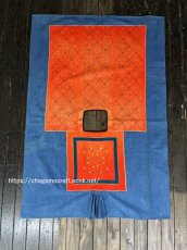 画像4: 彝族・雲南省瀘西イ族（Lu xi YI  ）刺繍・藍染木綿　貫頭衣（刺繍アンティーク） (4)