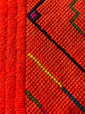 画像15: 彝族・雲南省瀘西イ族（Lu xi YI  ）刺繍・藍染木綿　貫頭衣（刺繍アンティーク） (15)