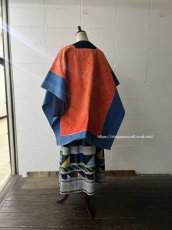画像8: 彝族・雲南省瀘西イ族（Lu xi YI  ）刺繍・藍染木綿　貫頭衣（刺繍アンティーク） (8)