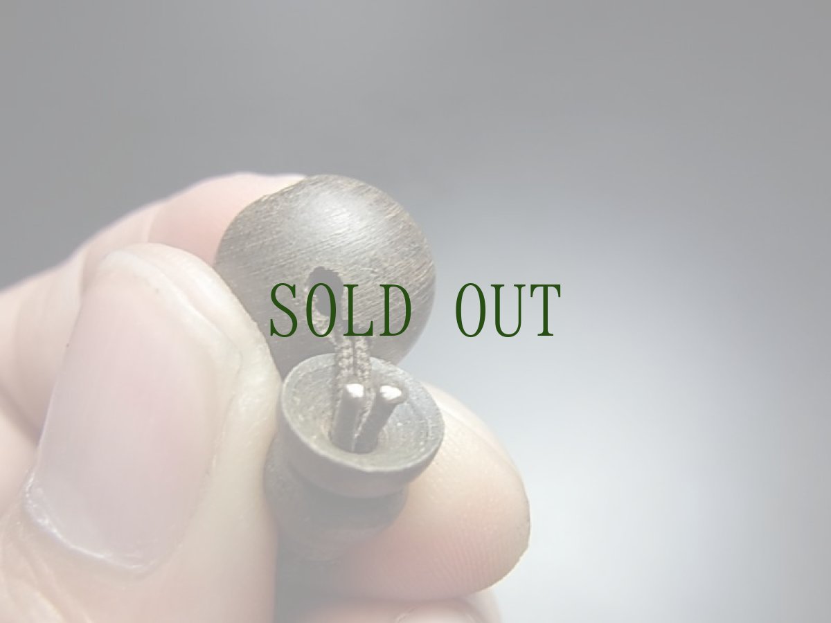 画像3: 沈香木（伽羅）　お数珠用親玉とボサ玉　（約14mm） (3)