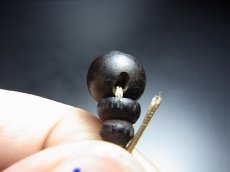 画像3: 沈香木 お数珠用親玉とボサ玉　（約12 mm） (3)
