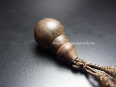 画像1: 沈香木（伽羅）　お数珠用親玉とボサ玉　（約14mm） (1)