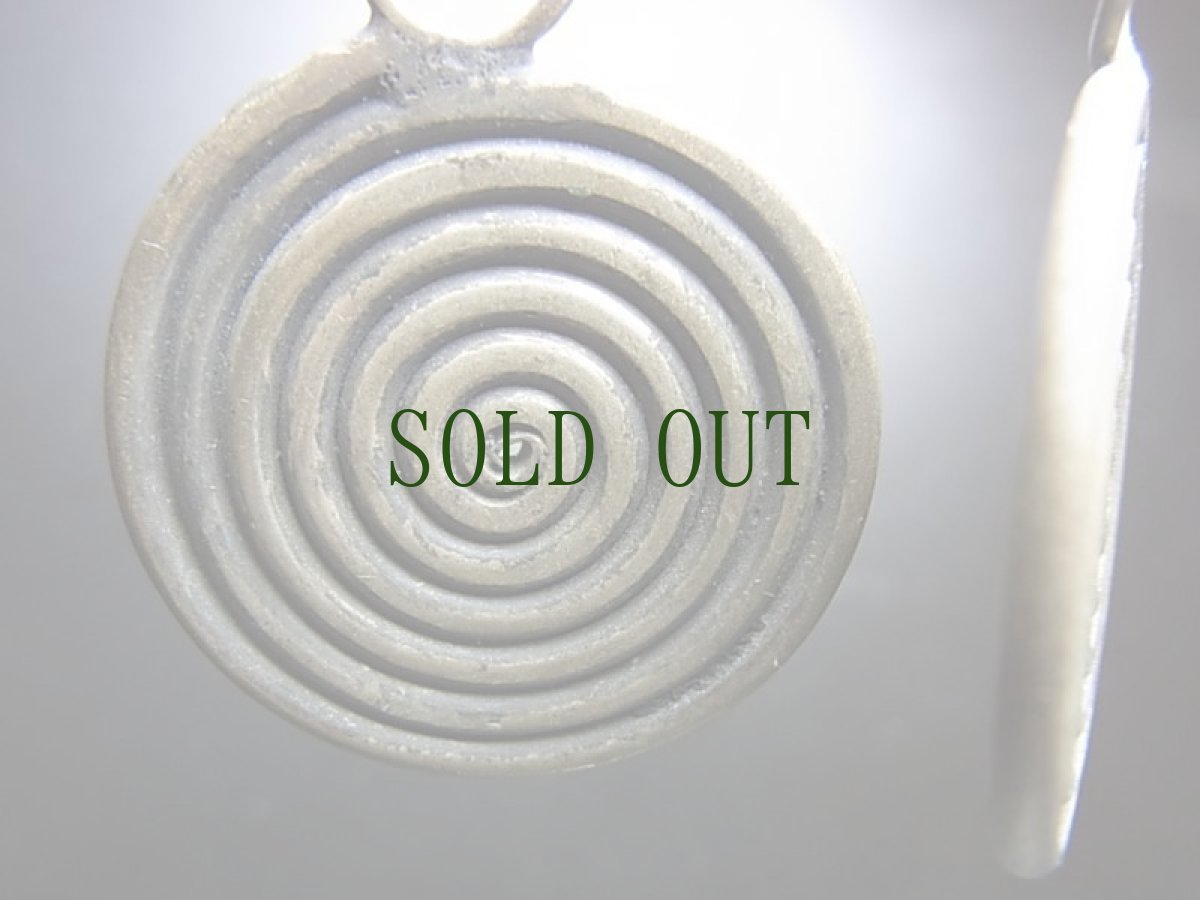 画像5: 貴州苗族（ミャオ族）の苗銀製トライバルピアス　　  (5)