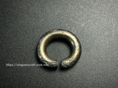 画像3: 古墳時代　銀製耳環　（銀銅製・耳飾り）　（Japanese ancient ear ornament ,Kofun period） (3)