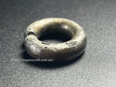 画像5: 古墳時代　銀製耳環　（銀銅製・耳飾り）　（Japanese ancient ear ornament ,Kofun period） (5)