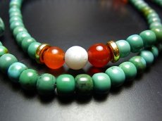 画像5: Old TIbetan  turquoise　Mala チベタン天然ターコイズの念珠　（ラサ） (5)