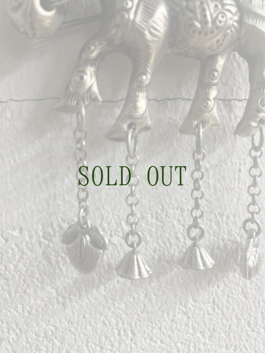 画像5: 貴州省ミャオ族のトライバルネックレス(苗銀)　馬 (5)