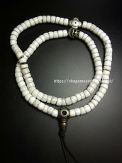 画像3: チベット密教・シャンカの108玉念珠　（七宝　(saptaratna)　Tibetan mala）　 (3)