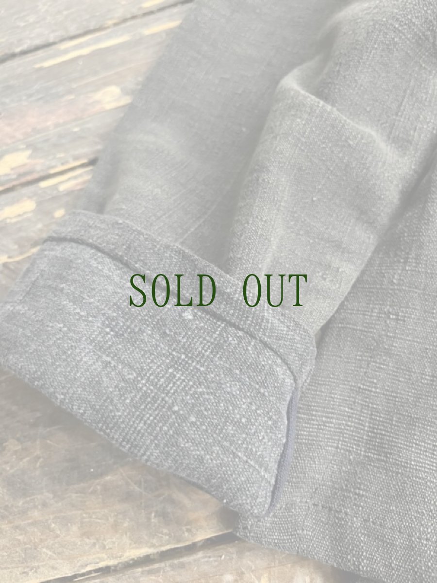 画像3: 本藍染　マオカラー・カンフージャケット貴州省ミャオ族　手紬手織りビンテージ木綿　 (3)