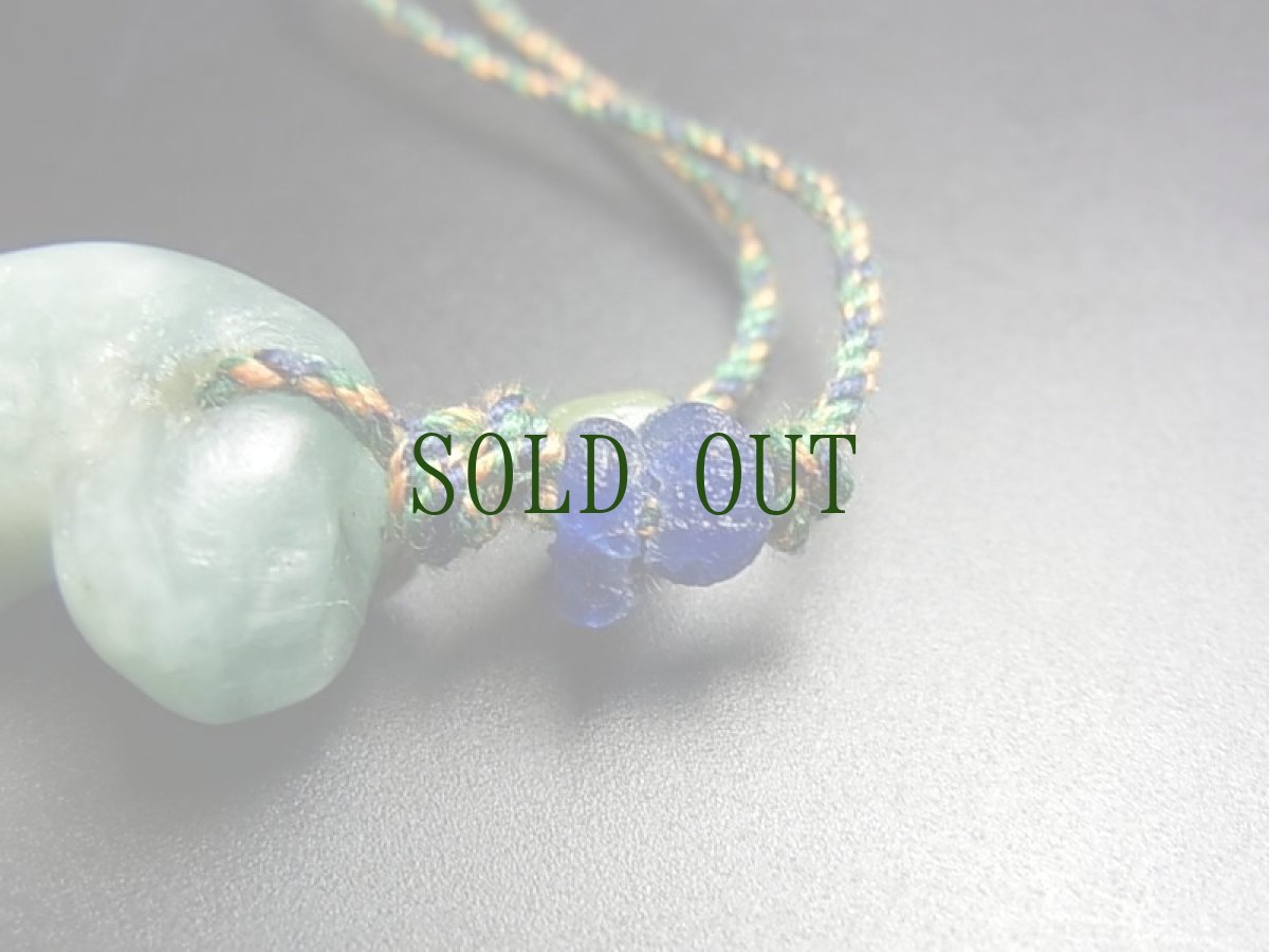 画像8: 勾玉の首飾り・硬玉翡翠製・縄文〜弥生時代頃　（Ancient Magatama） (8)