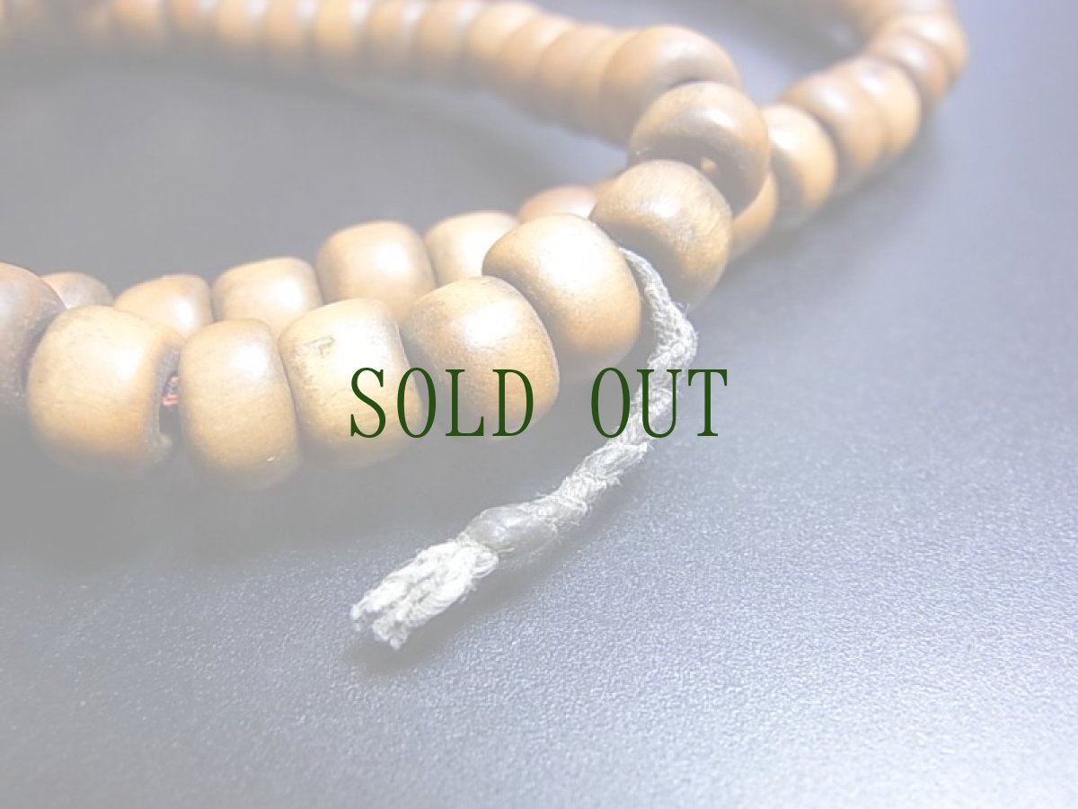 画像6: チベット木珠（老白檀）の御数珠　(old tibetan sandalwood mala )　数珠カウンター付・アンティーク (6)