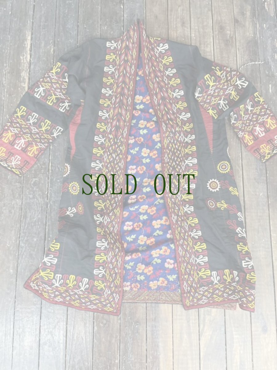 画像5: トルクメン・テケ族　トライバルローブ（クルテ）（Old Robe or Kurte from Tekke tribe ） (5)