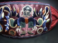 画像4: ミャオ族の刺繍古裂・カチューシャ（Old embroidered remake hair ornament from Miao tribe）送料無料 (4)