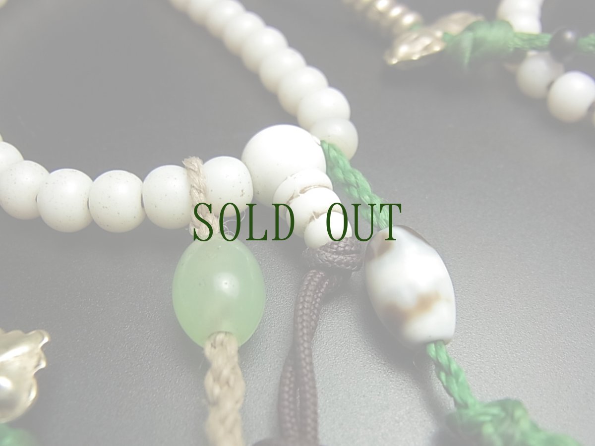 画像3: チベット白瑠璃の御数珠　(old tibetan sandalwood mala )　数珠カウンター・天珠・アンティーク (3)