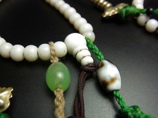 画像3: チベット白瑠璃の御数珠　(old tibetan sandalwood mala )　数珠カウンター・天珠・アンティーク (3)