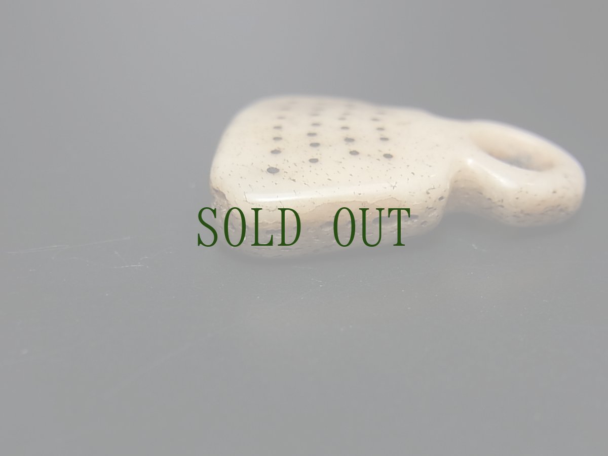 画像3: カパラの数珠飾り(tibetan old kapala )　チベット密教法具・マントラマーカー (3)