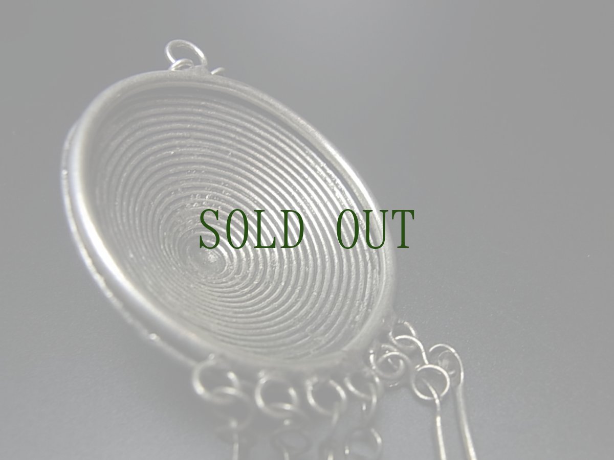 画像4: 貴州苗族（ミャオ族）の苗銀製トライバルピアス　　  (4)