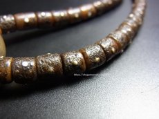 画像5: カパラの御数珠　(チベタンKapala Mala ) ཀ་པ་ལ　象嵌玉・108珠・チベット密教法具 (5)