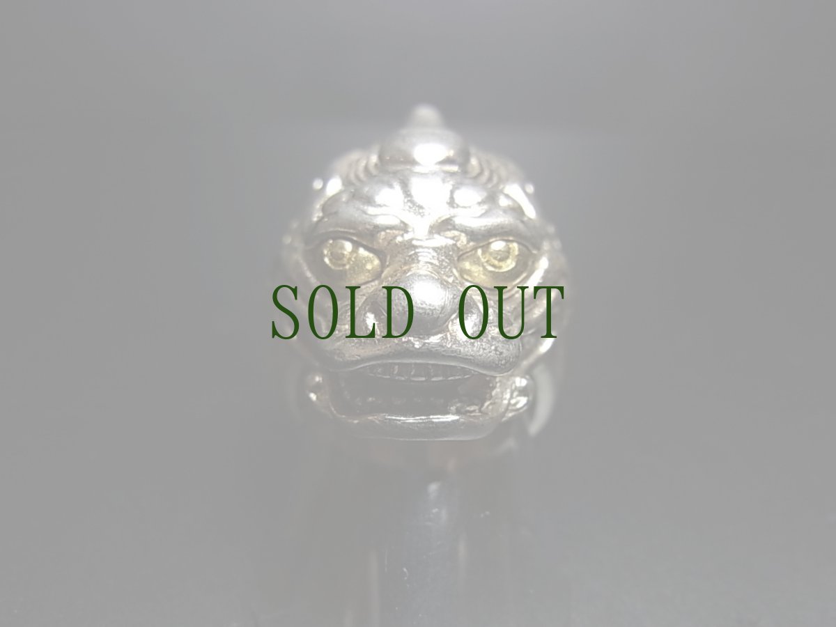 画像2: 貴州ミャオ族のシルバーリング(ミャオ銀) 　聖獣・白虎 (2)