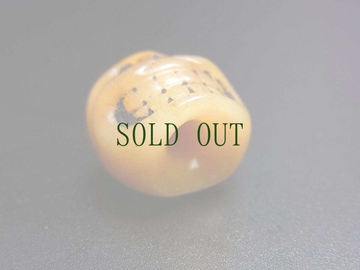 画像4: ヤク骨製　数珠天玉　チベタンスカル・ルンゴ　(tibetan skull )　チベット密教法具 (4)